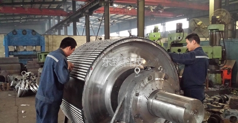 滾筒包膠專用陶瓷橡膠耐磨板在福建高創(chuàng)機電股份公司皮帶機上的應(yīng)用案例